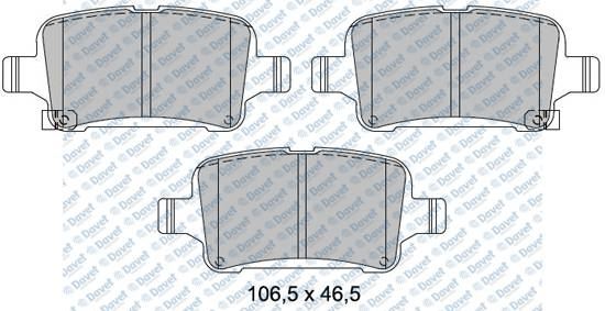 BESER 4446 Fren Balatasi Arka Wva 22129-22130-22131 Opel Insignia B 17->